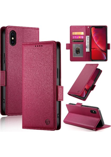 IPhone x Için Flip Case/xs Cüzdan Flip Kart Yuvaları Iş Günlük Kullanım (Yurt Dışından)