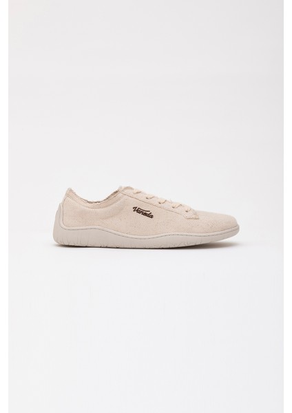 1383 V-Barefoot Comfort Keten Erkek Ayakkabı Bej