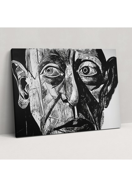 Pablo Picasso Portre Duvar Tablosu - Pablo Picasso, Kanvas Tablo, Duvar Dekorasyonu, Duvar Sanatı, 50X30