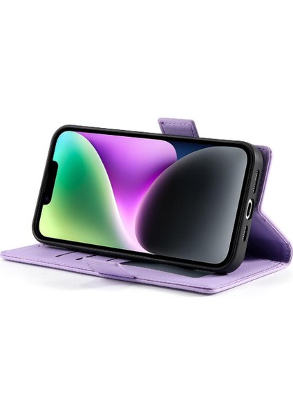 IPhone 14 Cüzdan Günlük Kullanım Için Flip Case Kartvizit Yuvaları (Yurt Dışından) indirimleri