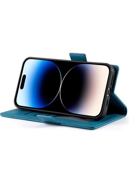 IPhone 14 Pro Günlük Kullanım Için Flip Case Kart Yuvaları Cüzdan Çevirme Iş (Yurt Dışından) modelleri