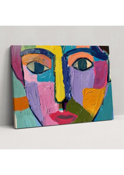 Picasso Tarzı Duvar Tablosu - Pablo Picasso, Pablo Picasso, Kanvas Tablo, Ev Dekorasyonu, 90X60