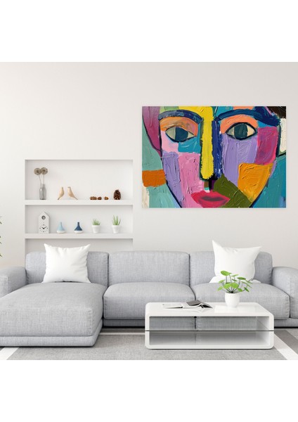 Picasso Tarzı Duvar Tablosu - Pablo Picasso, Pablo Picasso, Kanvas Tablo, Ev Dekorasyonu, 90X60