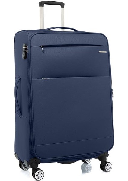 2'li Valiz Seti Büyük Ve Orta Boy Lüx Kumaş Valiz Lacivert 2082 fiyatları