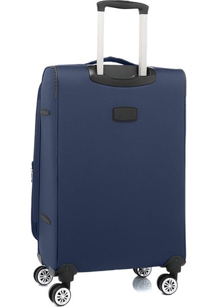 2'li Valiz Seti Büyük Ve Orta Boy Lüx Kumaş Valiz Lacivert 2082 indirimleri