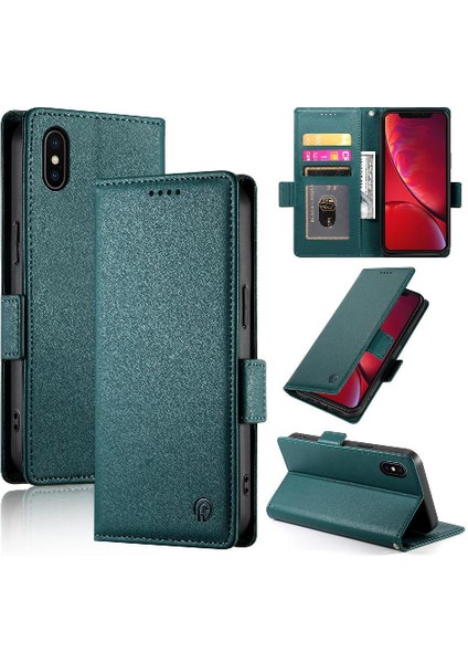 IPhone x Için Flip Case/xs Cüzdan Flip Kart Yuvaları Iş Günlük Kullanım (Yurt Dışından) fırsatları
