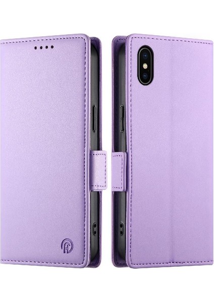 IPhone x Için Flip Case/xs Cüzdan Flip Kart Yuvaları Iş Günlük Kullanım (Yurt Dışından)