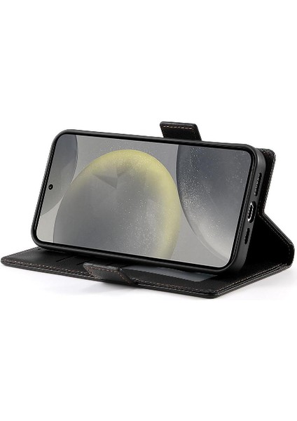 Samsung Galaxy S24 Kart Yuvaları Için Flip Case Iş Günlük Kullanım Cüzdan Flip (Yurt Dışından) fırsatları