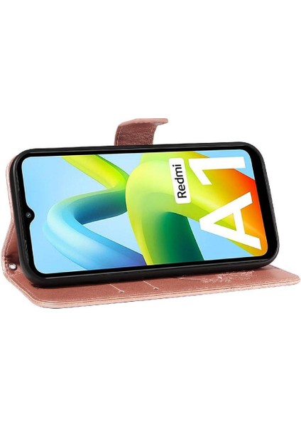 Xiaomi Redmi A1 Için Flip Case Yüksek Kalite Deri Ayrılabilir El Kayışı (Yurt Dışından) modelleri