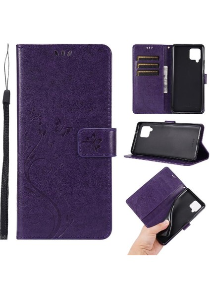 Samsung Galaxy Filp 5g Için Filp Durumda Kart Tutucu Kickstand Bilek Kayışı Pu (Yurt Dışından)
