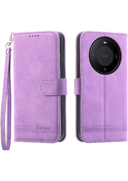 Huawei Mate 60 Pro Için Flip Case Manyetik Kapatma Bileklik Premium Nakit (Yurt Dışından) modelleri