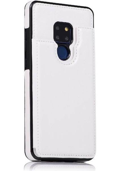 Cüzdan Kılıf Huawei Mate 20 Kart Yuvaları Için Kickstand Pu Deri Çift (Yurt Dışından) fiyatları