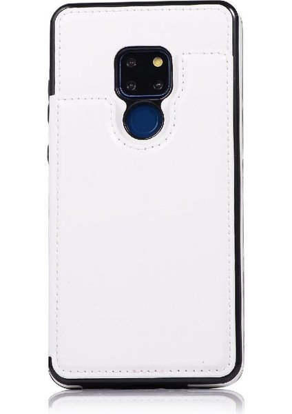 Cüzdan Kılıf Huawei Mate 20 Kart Yuvaları Için Kickstand Pu Deri Çift (Yurt Dışından) fırsatları