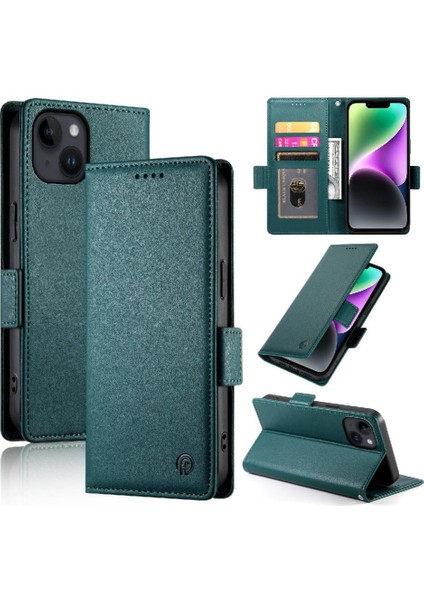 IPhone 14 Cüzdan Günlük Kullanım Için Flip Case Kartvizit Yuvaları (Yurt Dışından)