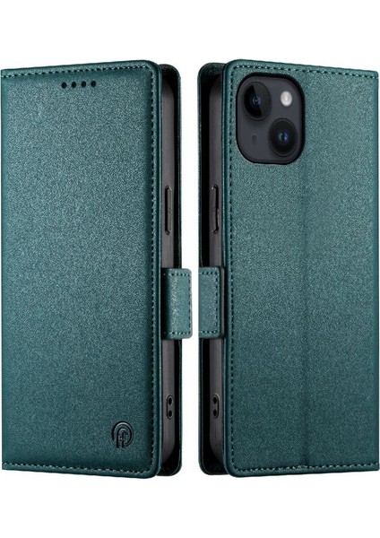 IPhone 14 Cüzdan Günlük Kullanım Için Flip Case Kartvizit Yuvaları (Yurt Dışından) modelleri