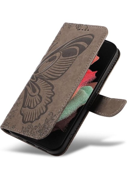 Samsung Galaxy S21 Için Flip Case Ultra Ayrılabilir El Kayışı Kabartmalı Yüksek (Yurt Dışından) indirimleri