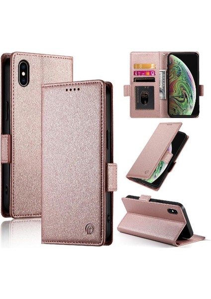 IPhone Xs Max Cüzdan Flip Iş Kartı Yuvaları Günlük Kullanım Için Flip Case (Yurt Dışından)