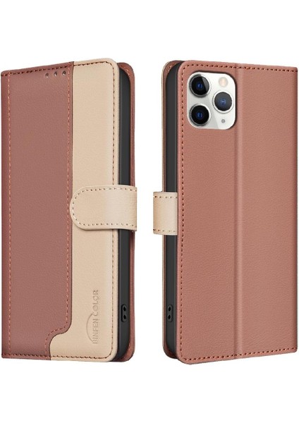 IPhone 11 Pro Max Rfıd Engelleme Kickstand Kart Yuvaları Tutucu Için Flip Case (Yurt Dışından)