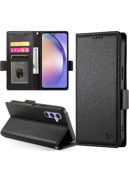 Samsung Galaxy A54 5g Için Flip Case Iş Cüzdan Kart Yuvaları Flip Case Günlük (Yurt Dışından)