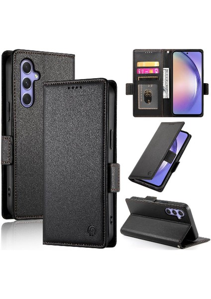 Samsung Galaxy A54 5g Için Flip Case Iş Cüzdan Kart Yuvaları Flip Case Günlük (Yurt Dışından) modelleri