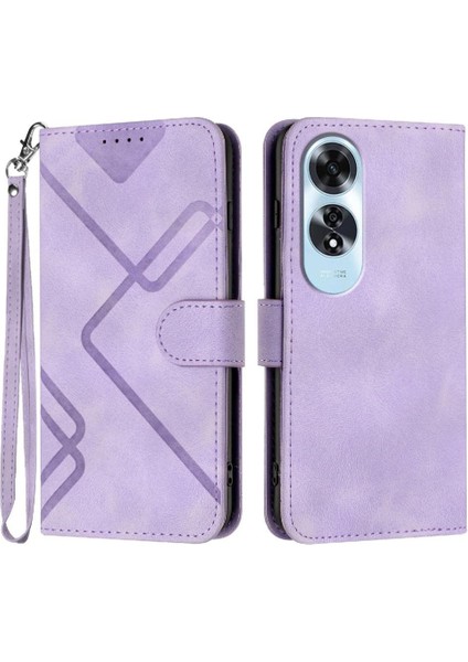 Kart Yuvası Standı Flip ile Oppo A60 Manyetik Kapak Pu Deri Için Flip Case (Yurt Dışından)