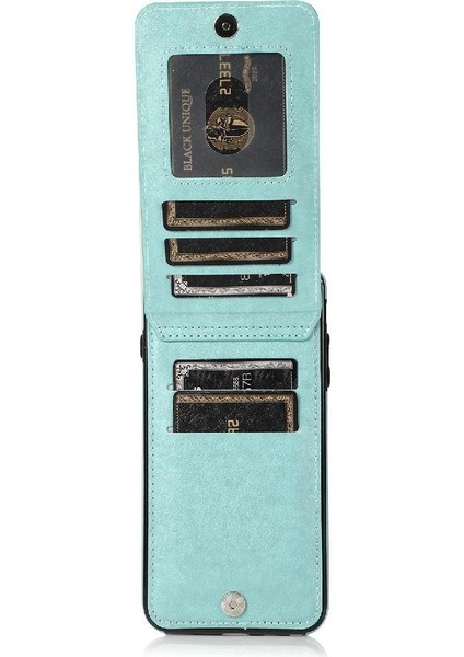 Kredi Toka ile IPhone 6/6s Premium Deri Kart Sahibinin ile Uyumlu (Yurt Dışından)