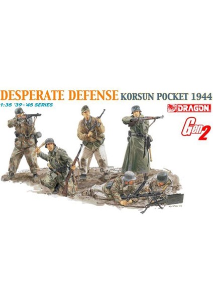 6273 1/35 Ölçek Umutsuz Savunma (Korsun Pocket 1944) Asker Figürleri Plastik Model Kiti
