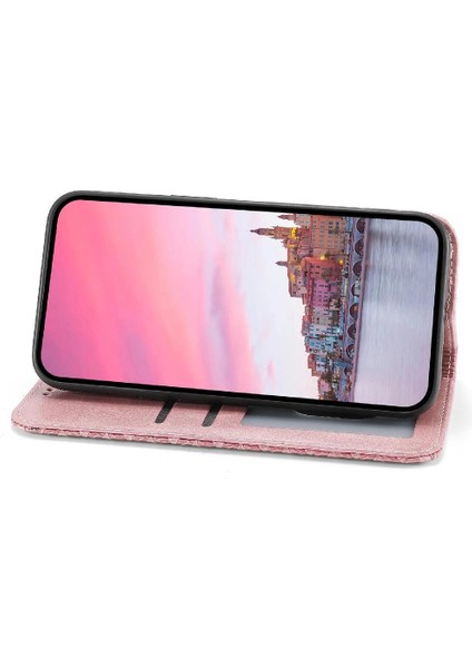 IPhone 16 Için Flip Case Eşkenar Dörtgen Şekli Cüzdan Standı El Kayışı Günlük Kullanım (Yurt Dışından) modelleri