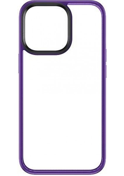 Apple iPhone 14 Plus Guard Şeffaf Kılıf Mor