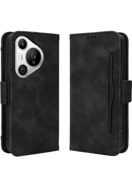 Huawei Pura 70 Için Kılıf Deri Cüzdan Kapak Ayarlanabilir Ayrılabilir Kart (Yurt Dışından) modelleri