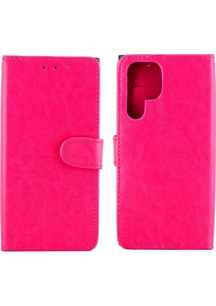 Samsung Galaxy S22 Ultra 5g Manyetik Kapatma Pu Deri Kart Için Flip Case (Yurt Dışından)