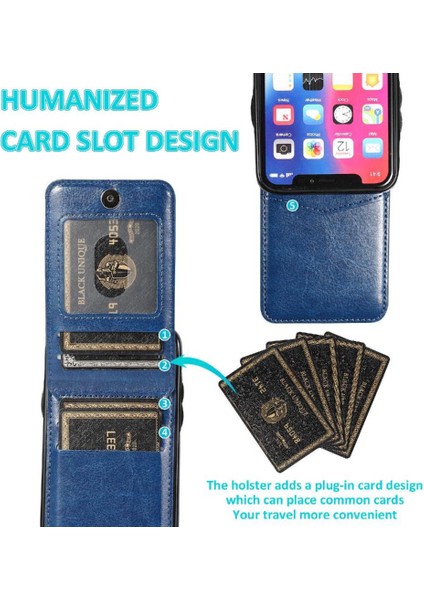 Kredi Manyetik Toka Kılıfı ile IPhone Xs Max Kart Tutucu ile Uyumlu (Yurt Dışından) fiyatları