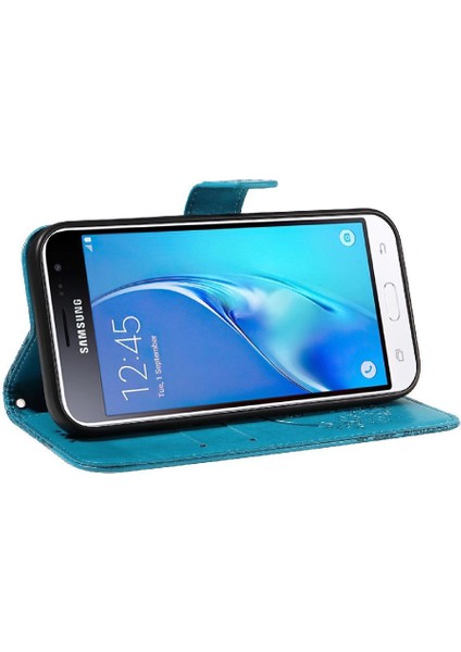 Colorful Shop Kredi Kartı Yuvası Ayrılabilir El ile Samsung Galaxy J3 2016 Için Flip Case (Yurt Dışından)