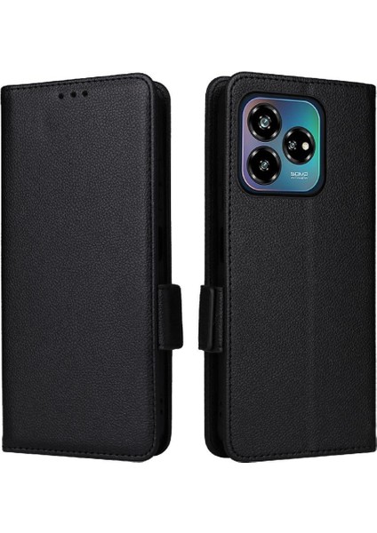 Zte Akson 60 Lite Kart Yuvaları Tutucu Manyetik Yan Toka Cüzdan Pu (Yurt Dışından) indirimleri