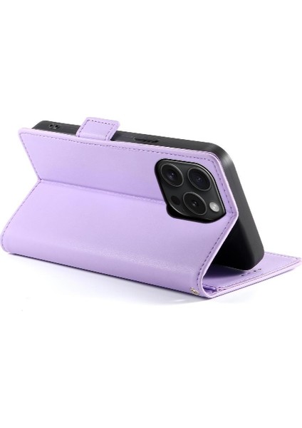 IPhone 15 Için Flip Case Pro Kart Yuvaları Iş Günlük Kullanım Cüzdan Flip (Yurt Dışından) modelleri