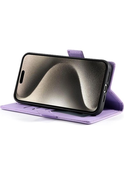 IPhone 15 Için Flip Case Pro Kart Yuvaları Iş Günlük Kullanım Cüzdan Flip (Yurt Dışından) indirimleri