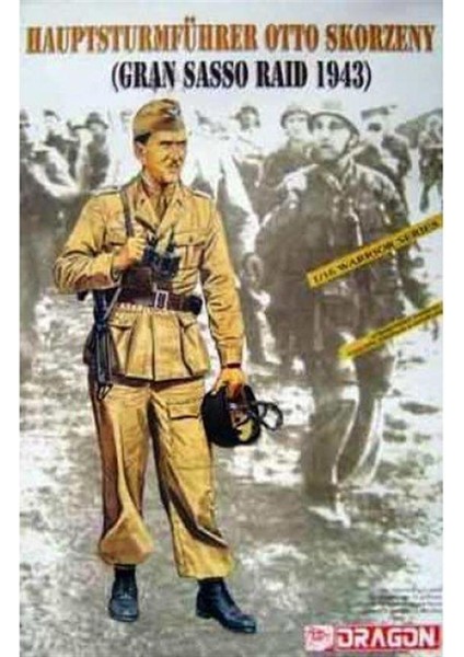 1621 1/16 Ölçek Ss-Hauptsturmführer Otto Skorzeny (Gran Sasso Baskını 1943) Asker Figürleri Plastik Model Kiti