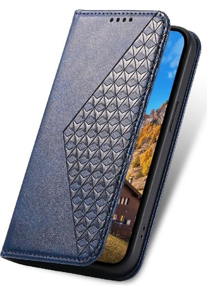 IPhone 16 Için Flip Case Eşkenar Dörtgen Şekli Cüzdan Standı El Kayışı Günlük Kullanım (Yurt Dışından) fırsatları