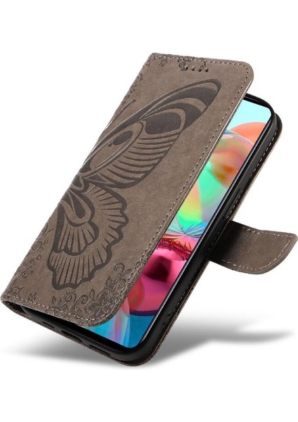 Samsung Galaxy A51 5g Için Flip Case Kredi Kartı ile Ayrılabilir El Kayışı (Yurt Dışından) modelleri