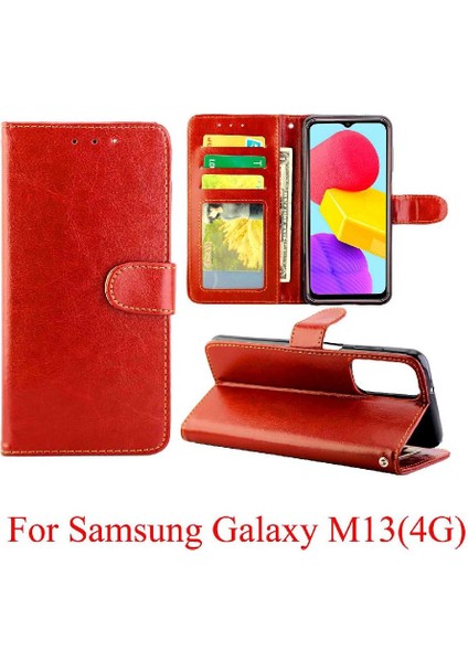 Samsung Galaxy M13 4g Pu Deri Kart Tutucu Kickstand Için Flip Case (Yurt Dışından) indirimleri
