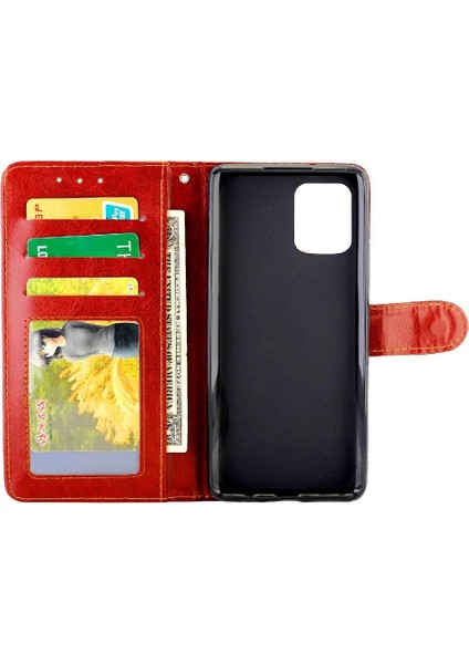 Samsung Galaxy Flip 5g Manyetik Kapatma Pu Deri Kart Için Flip Case (Yurt Dışından) modelleri