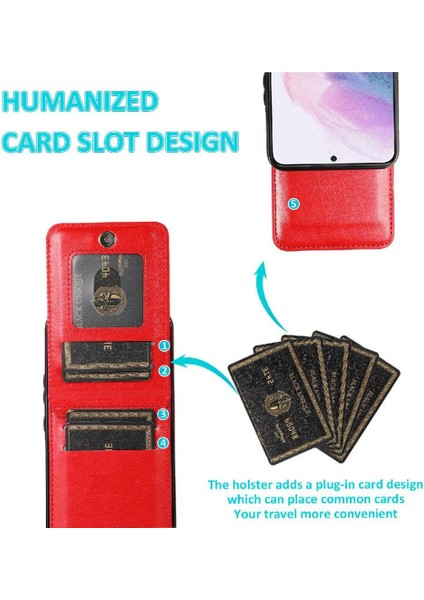 Samsung Galaxy S23 Durumda Cüzdan Kart Tutucu Manyetik Toka ile Uyumlu (Yurt Dışından) fiyatları