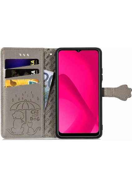 T-Mobile Revvl 7 5g Karikatür Hayvanlar Için Flip Case Darbeye Kapak (Yurt Dışından) modelleri