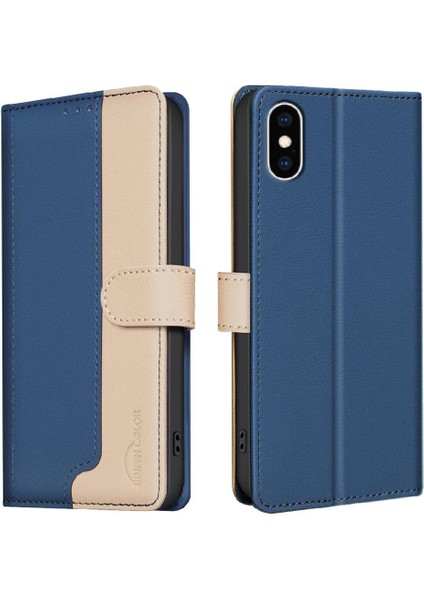 IPhone Xs Max Flip Folio Rfıd Engelleme Kickstand Darbeye (Yurt Dışından)