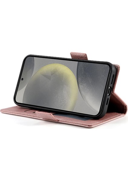 Samsung Galaxy S24 Kart Yuvaları Için Flip Case Iş Günlük Kullanım Cüzdan Flip (Yurt Dışından) modelleri