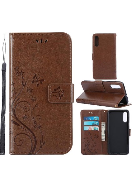 Samsung Galaxy A50/A50S/A30S Kickstand Manyetik Kapatma Pu Için Filp Durumda (Yurt Dışından)