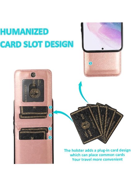 Samsung Galaxy S24 Premium Deri Kart Tutucu Manyetik ile Uyumlu (Yurt Dışından) fiyatları