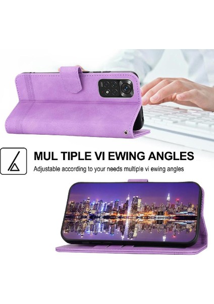 Xiaomi Redmi Not 11 Için Flip Case 4g Premium Manyetik Kapatma Bileklik (Yurt Dışından)