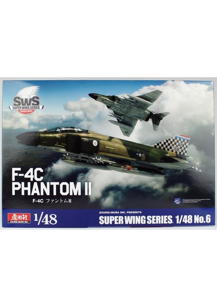 48-06 1/48 Ölçek, F-4c Phantom Iı Savaş Uçağı, Plastik Model Kiti