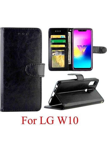 Lg W10 Kart Tutucu Darbeye Pu Deri Kickstand Manyetik Için Flip Case (Yurt Dışından) fiyatları